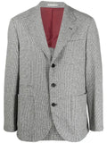 Brunello Cucinelli hounds-tooth-print blazer
