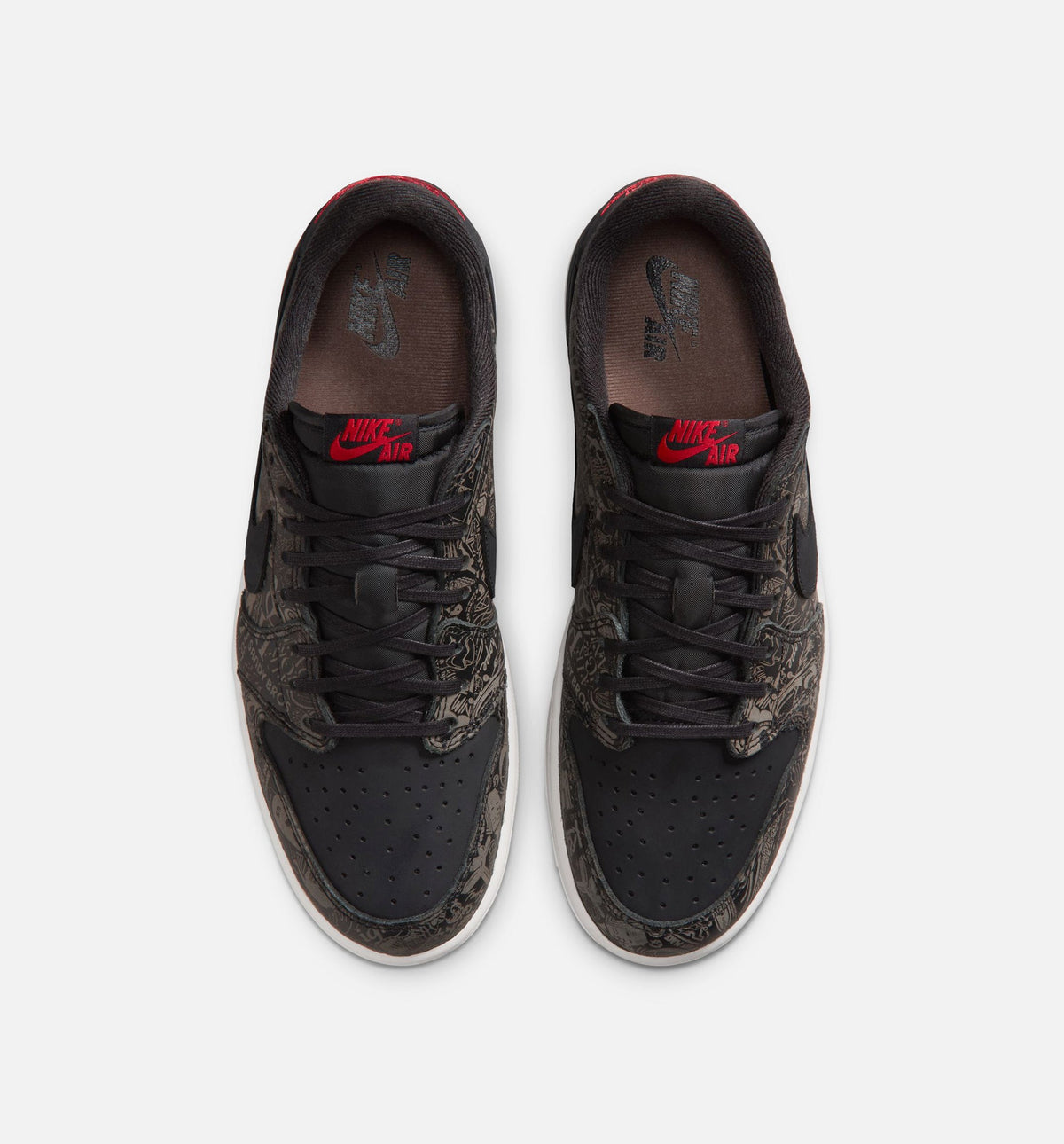 Air Jordan 1 Retro Low OG "Laser" Black and Varsity Red Men's Shoe – Black/Varsity Red/Summit White