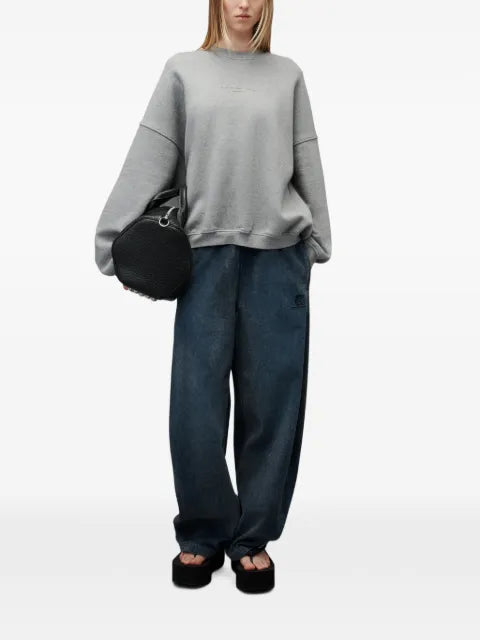 Alexander Wang oversized crewneck w/ logo print