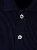 Gran Sasso ribbed-knit button-down sweater