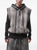 Thom Krom stone-wash hooded vest