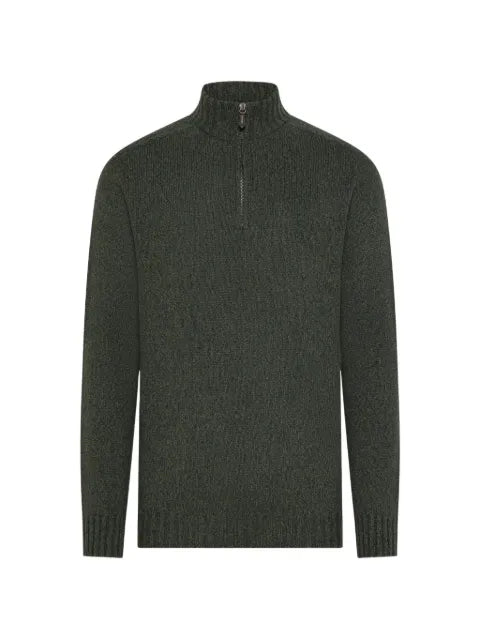Seventy ribbed-knit quarter-zip sweater