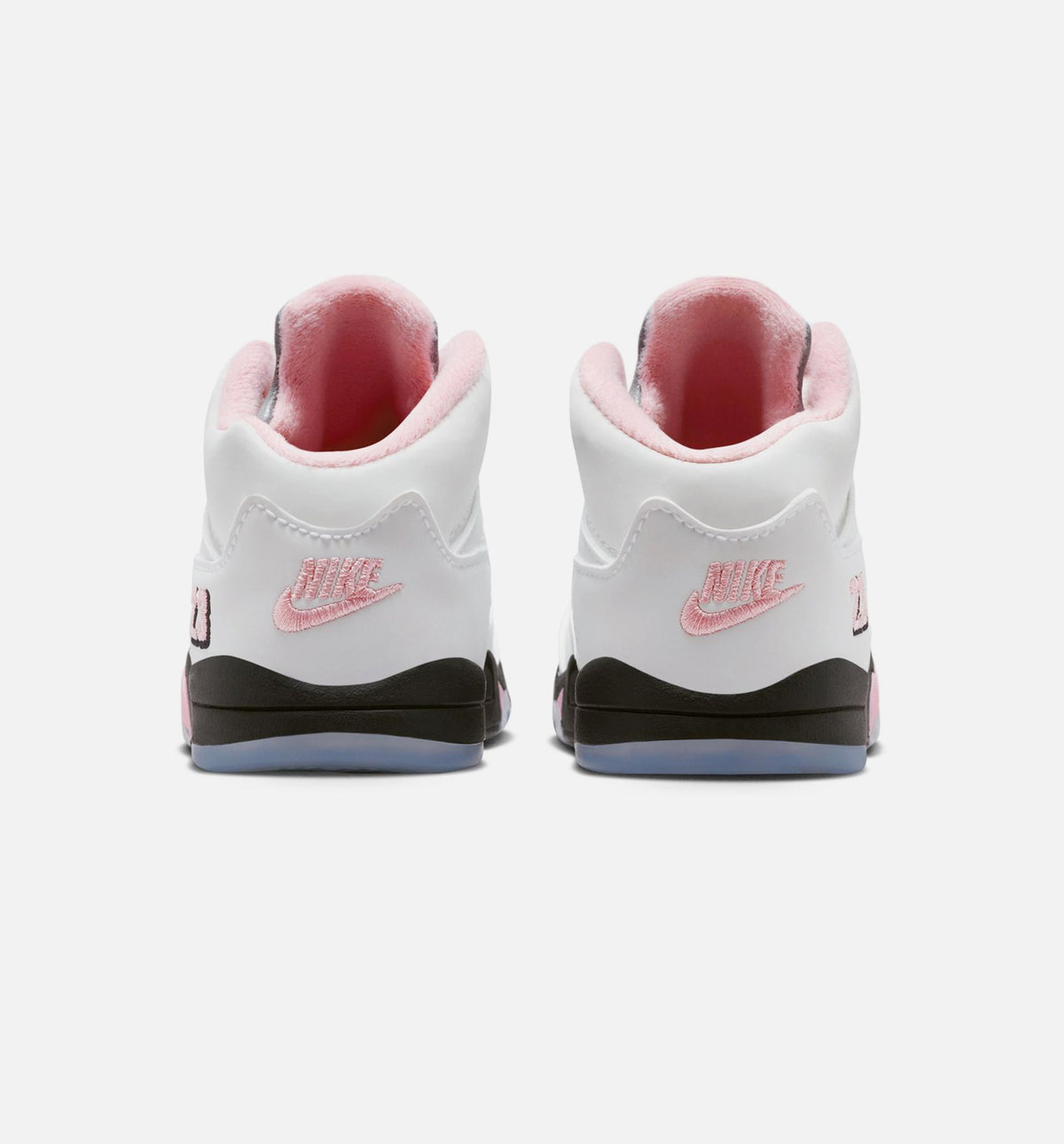 Air Jordan 5 Retro Medium Soft Pink Infant/Toddler Shoe - White/Black/Medium Soft Pink