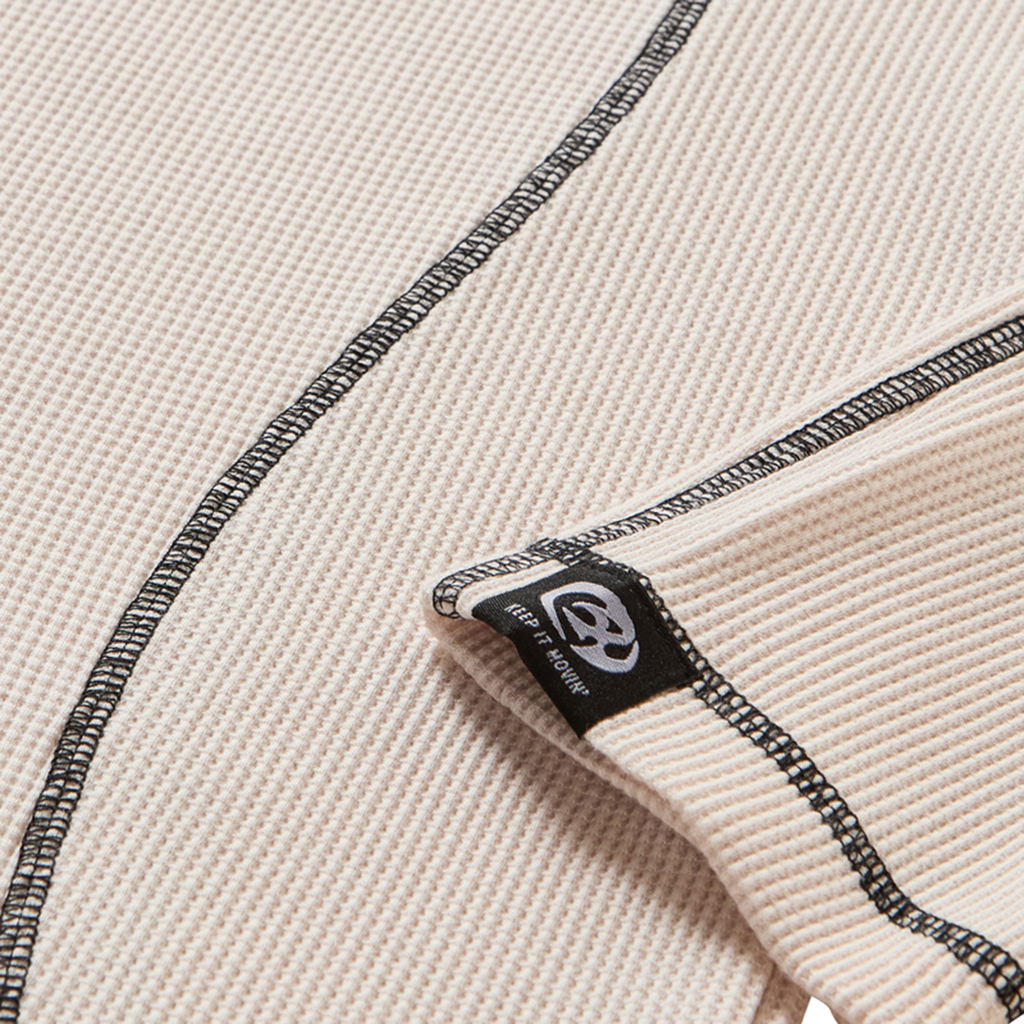 Chet Rock Stark Waffle Top: Cream
