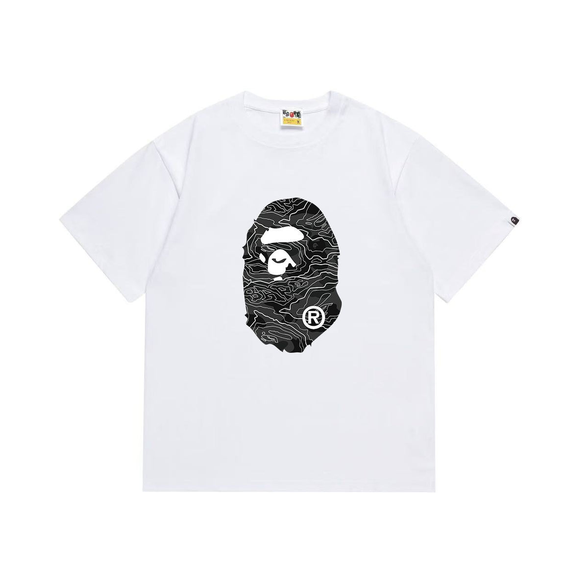 BAPE Oval Front and Back Graphic Short-Sleeve T-Shirt