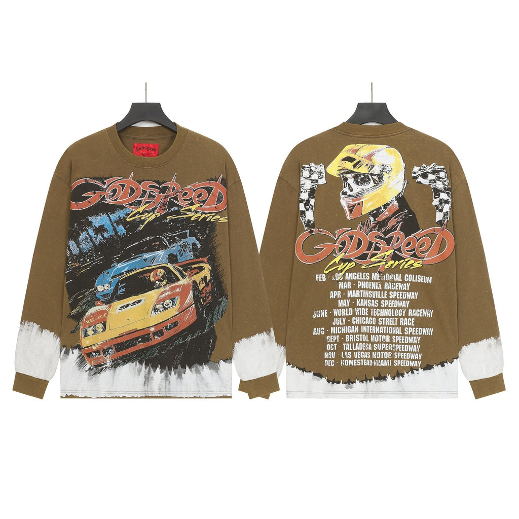 Godspeed Kleep Valley Racing Graphic Long-Sleeve T-Shirt
