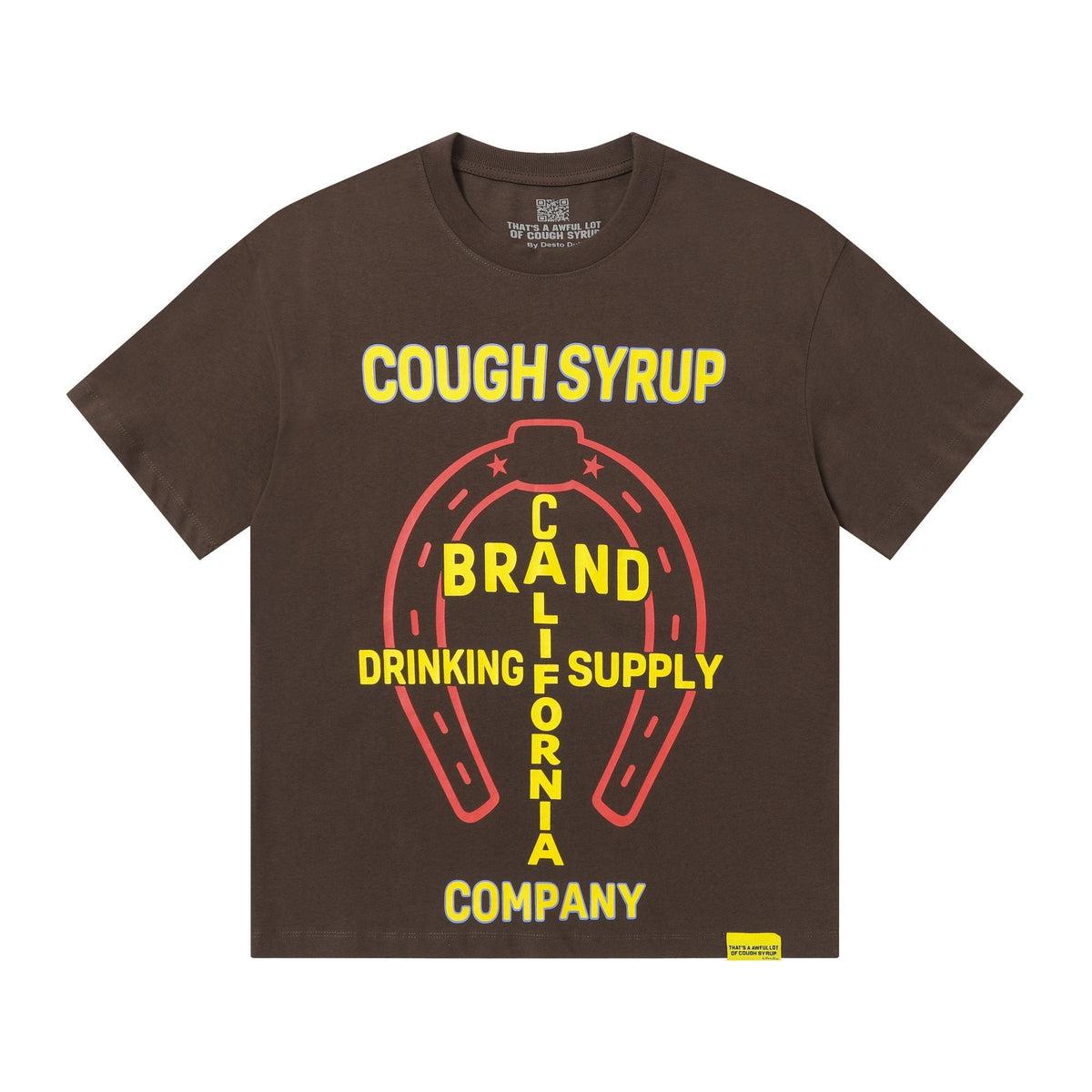 THAT'S A AWFUL LOT OF COUGH SYRUP Bull Lightning Graphic T-Shirt