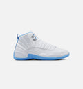 Air Jordan 12 Retro White and University Blue – Men's Lifestyle Shoe in White/University Blue/Metallic Silver