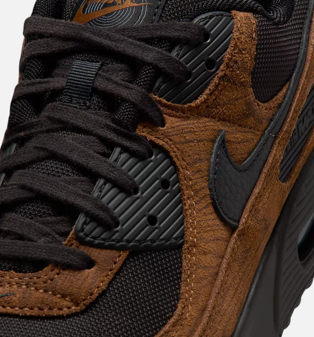 Nike Air Max 90 Premium Men's Sneakers - Light British Tan/Velvet Brown/Black