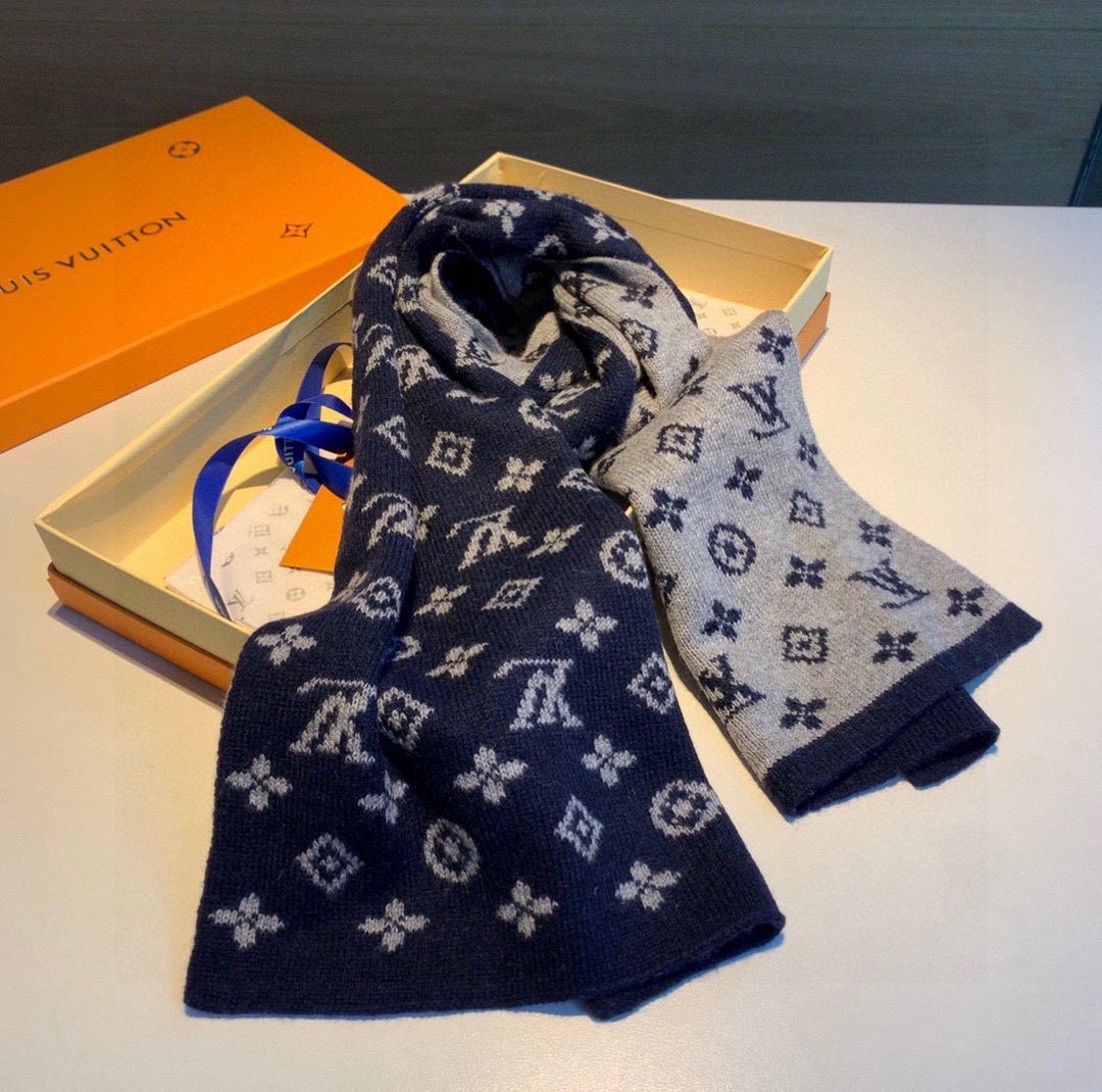 Louis Vuitton Reversible Monogram Scarf