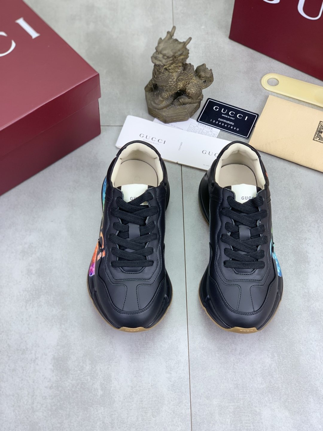 Gucci Multicolor Accent Chunky Sneakers